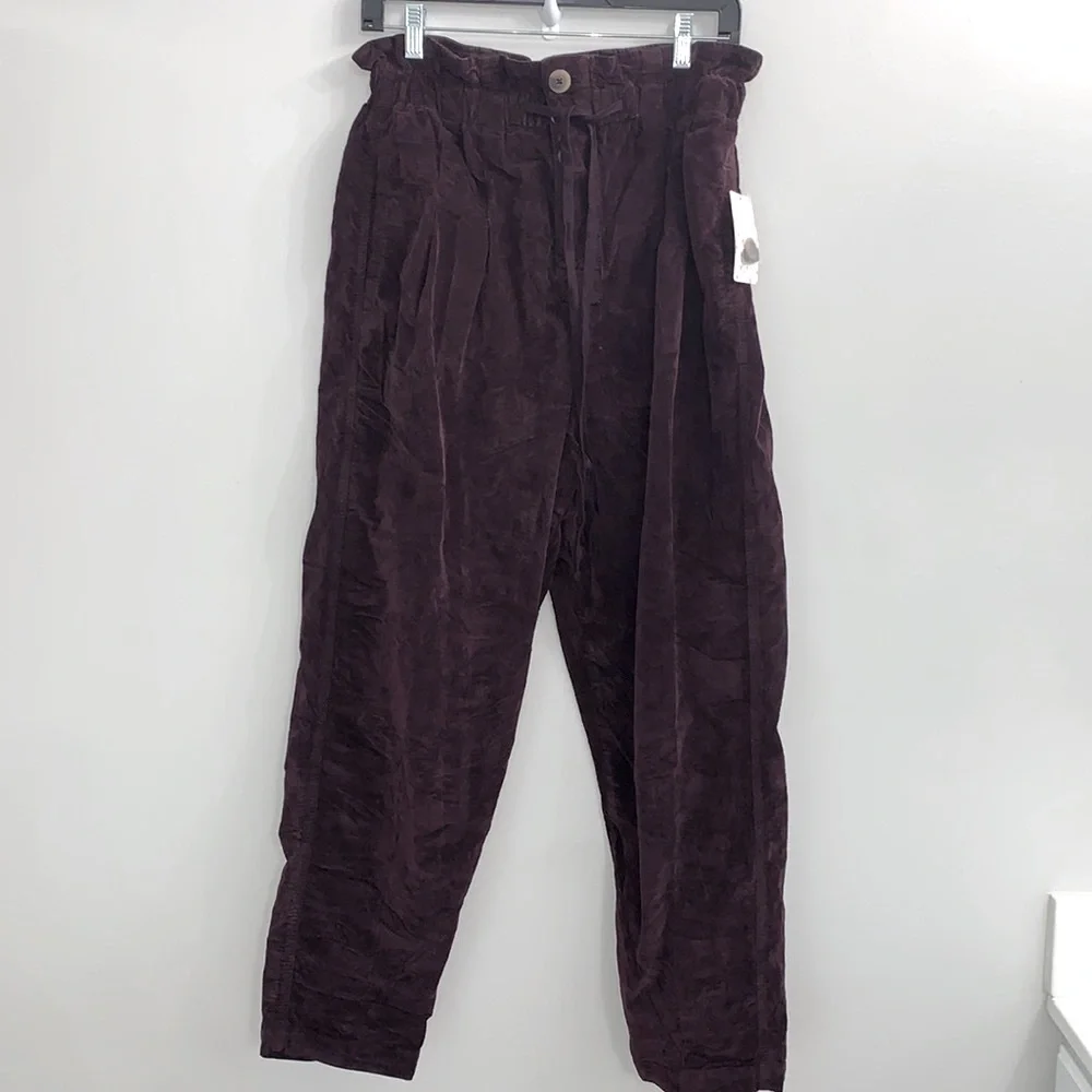 Free people Margate Corduroy Pants In Panther Rose